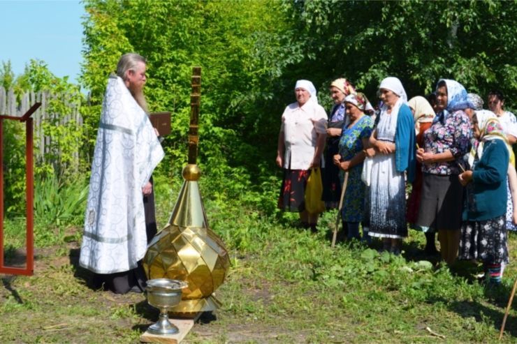 Освящение куполов в Чувашской митрополии