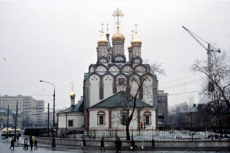 Храм Святителя Николая в Хамовниках. 1966 год.