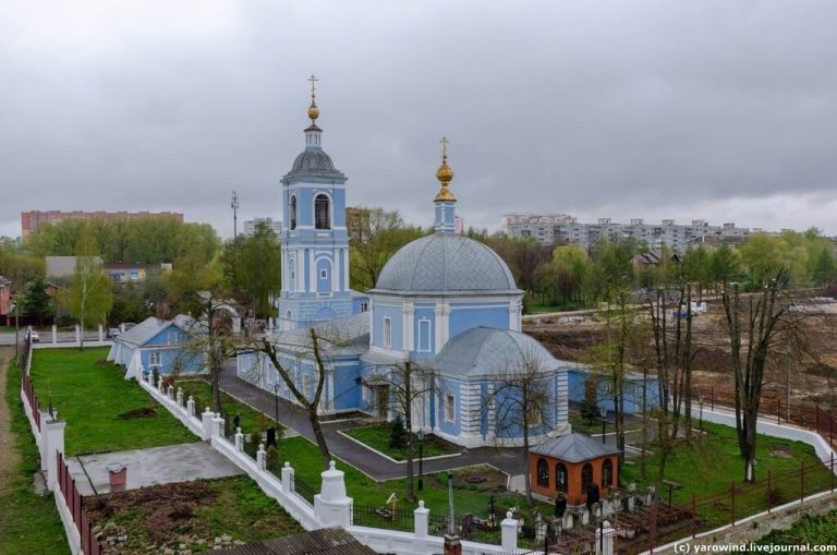 Храм свт. Иоанна Златоустаго. Новлянское. Воскресенск