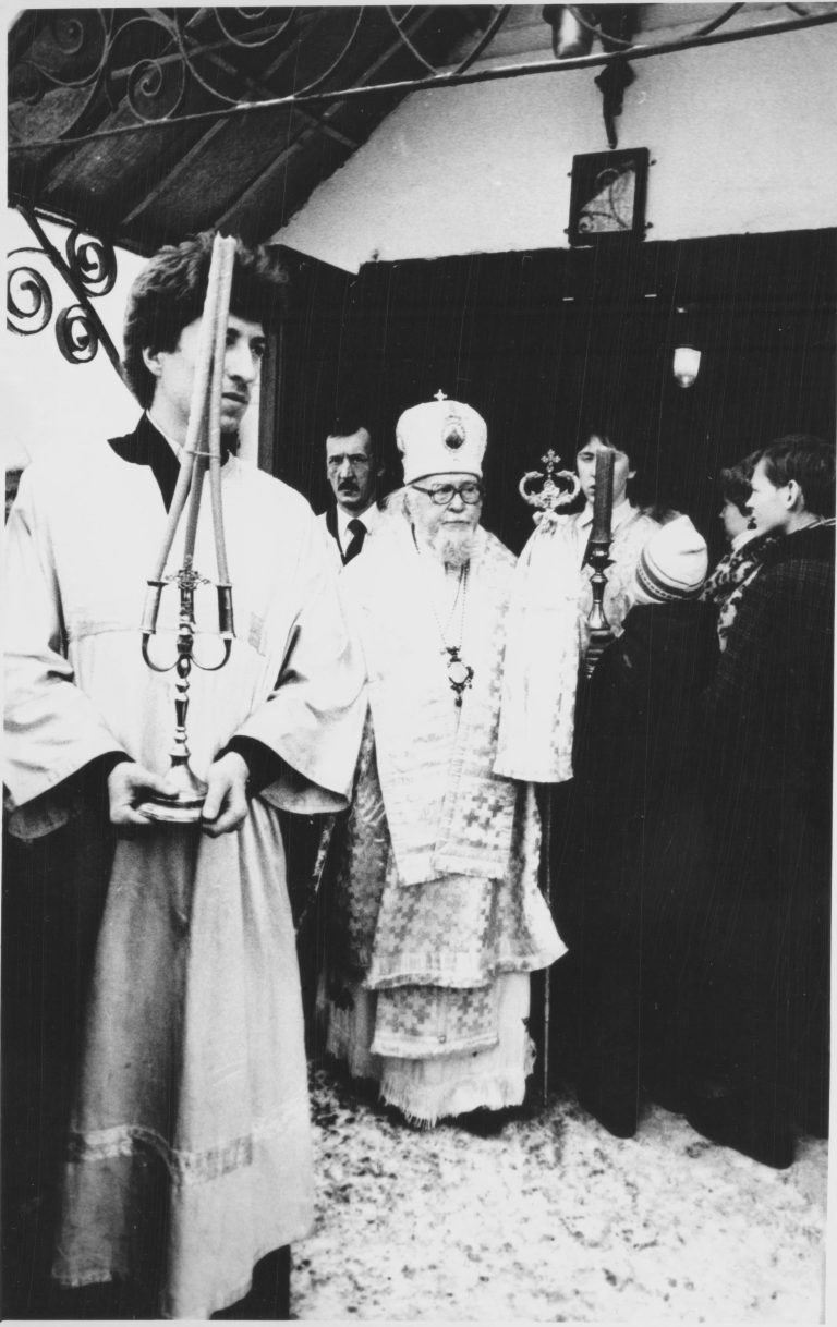 Архиепископ Вологодский и Великоустюжский Михаил
               (Мудьюгин; 1912-2000). Фото 1990 года из архива Д. Щербины.
