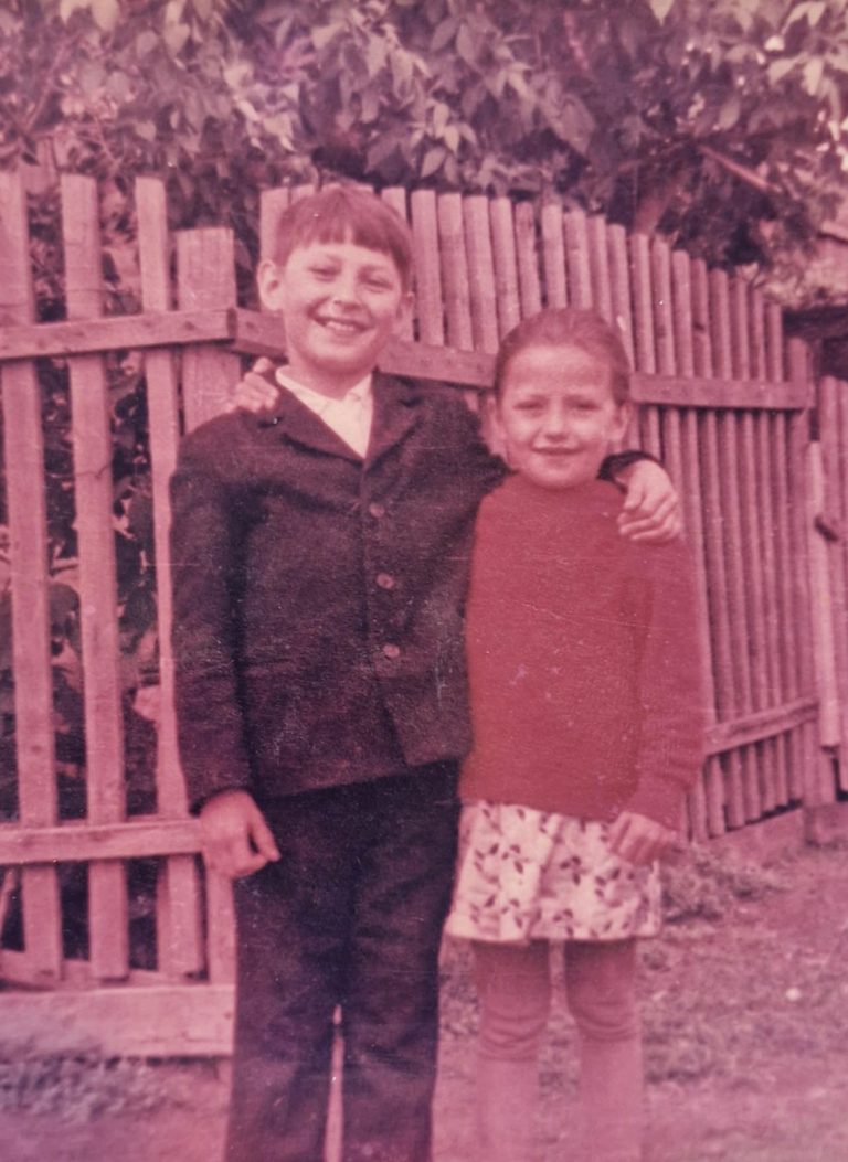 Павел Чурашов с сестрой Феодосией